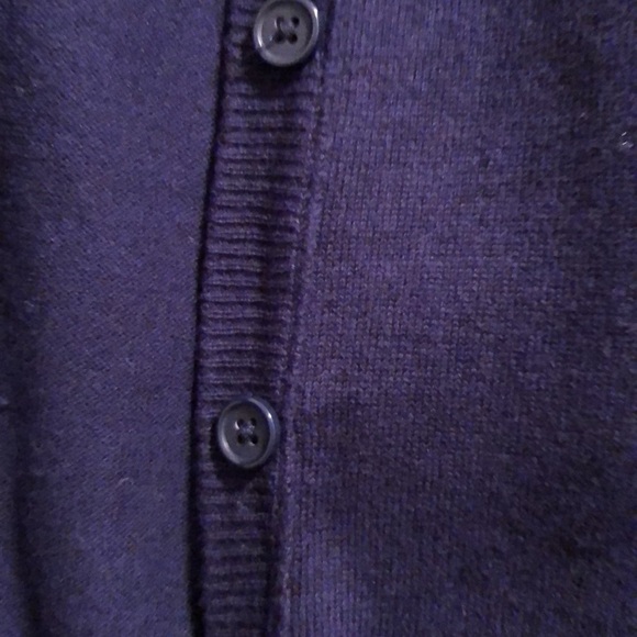 NWT Rue21 Navy Blue Crop Cardigan. Beautiful Bow design with lace/sheer fabric - Picture 10 of 15